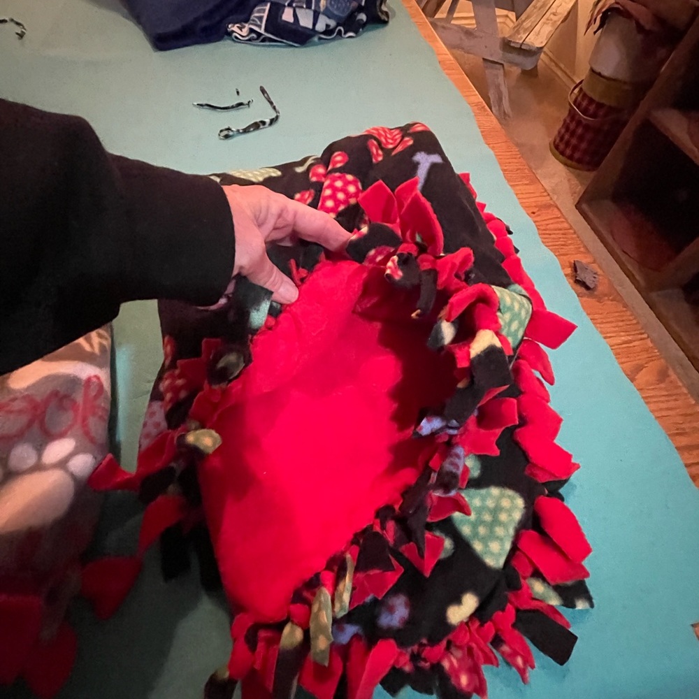 Crate size Dog blanket or small child. It's 1 yard